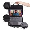 Techprotectus - Work-In Case w/Pocket-for 11-12 inch Chromebook/MacBook/Laptop - Black