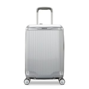 Silhouette 18 23" Expandable Spinner Carry On Suitcase - Metallic Silver