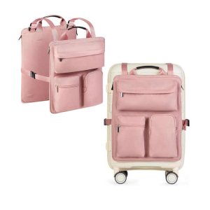 Large Foldable Tote Duffle Bag Pink