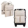 Large Foldable Tote Duffle Bag Beige