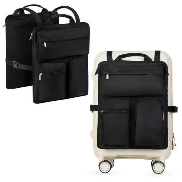 Large Foldable Tote Duffle Bag Black
